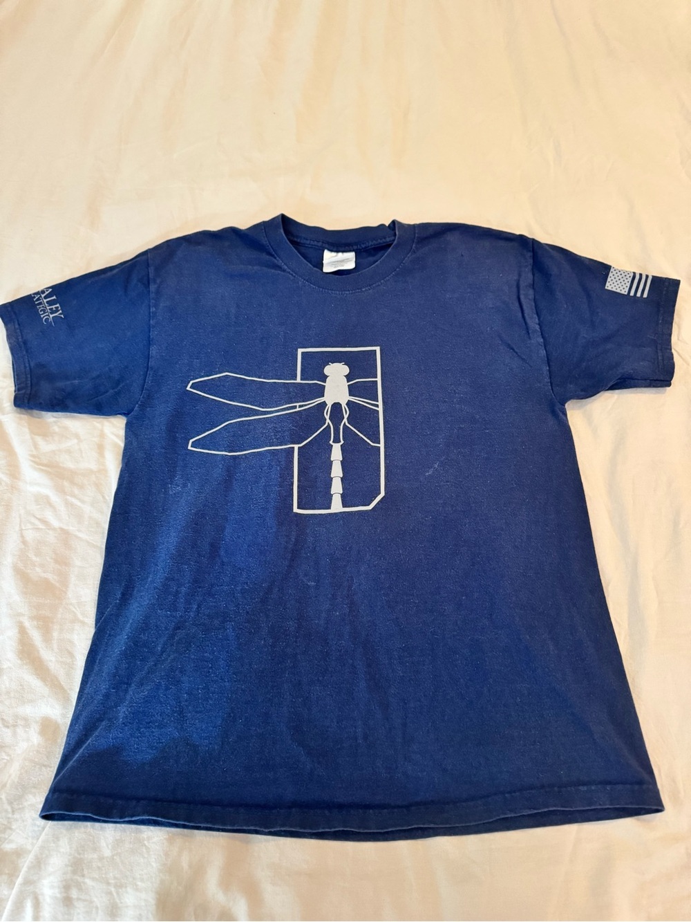 Port and Company Navy T-Shirt with White Tag